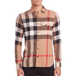 Relaxed Fit Check Cotton Shirt